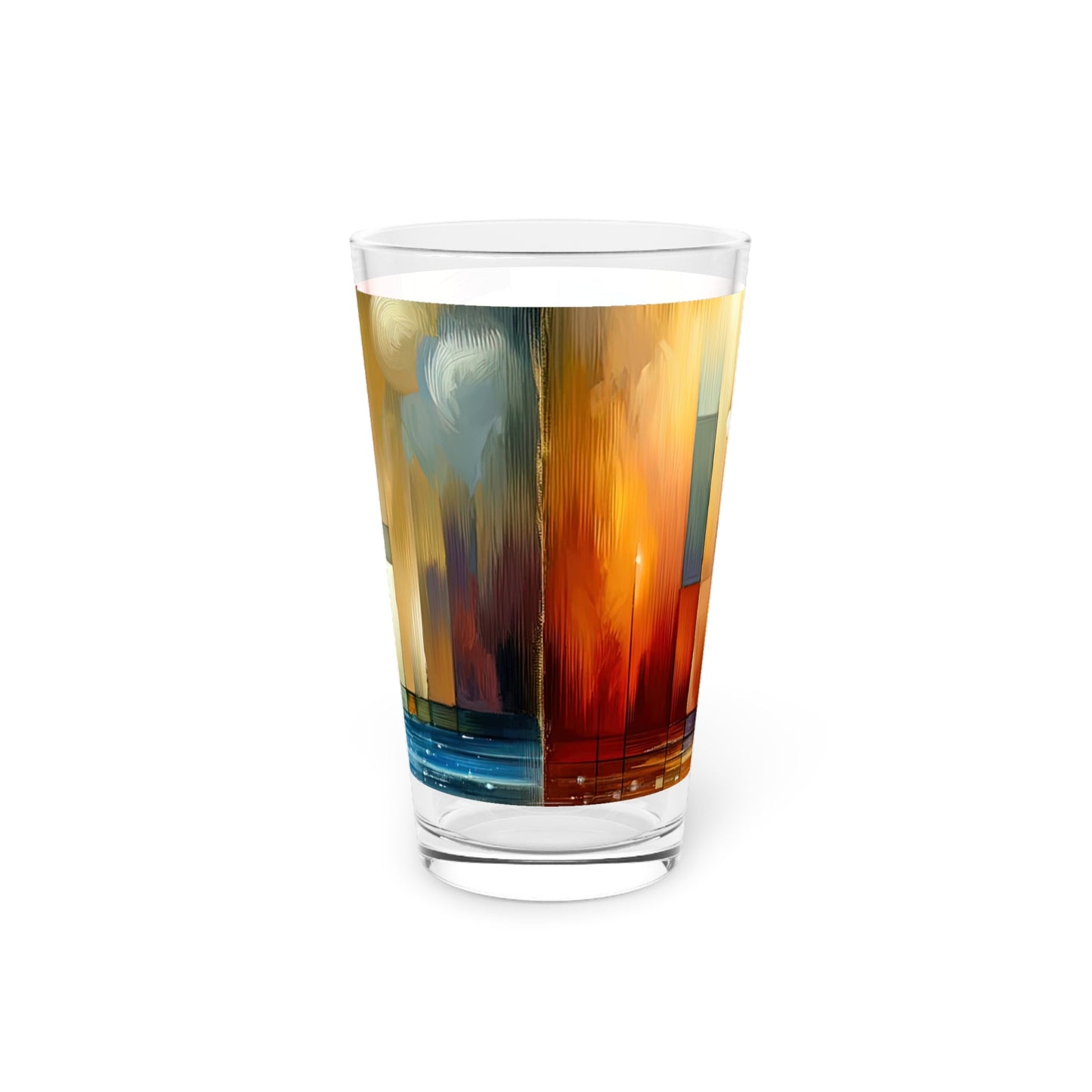 Oneness Through Tachism Pint Glass, 16oz - ATUH.ART