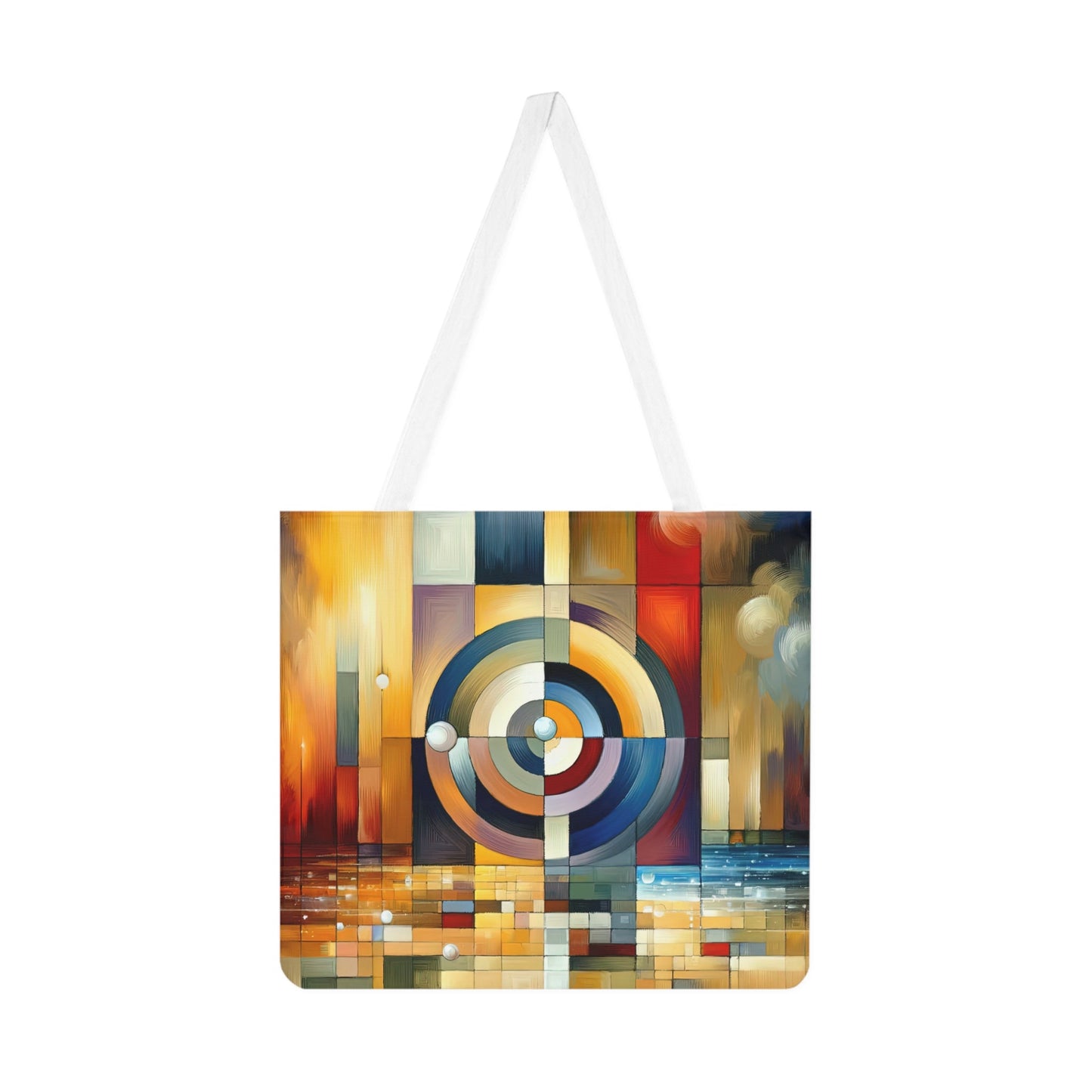 Oneness Through Tachism Shoulder Tote Bag (AOP) - ATUH.ART