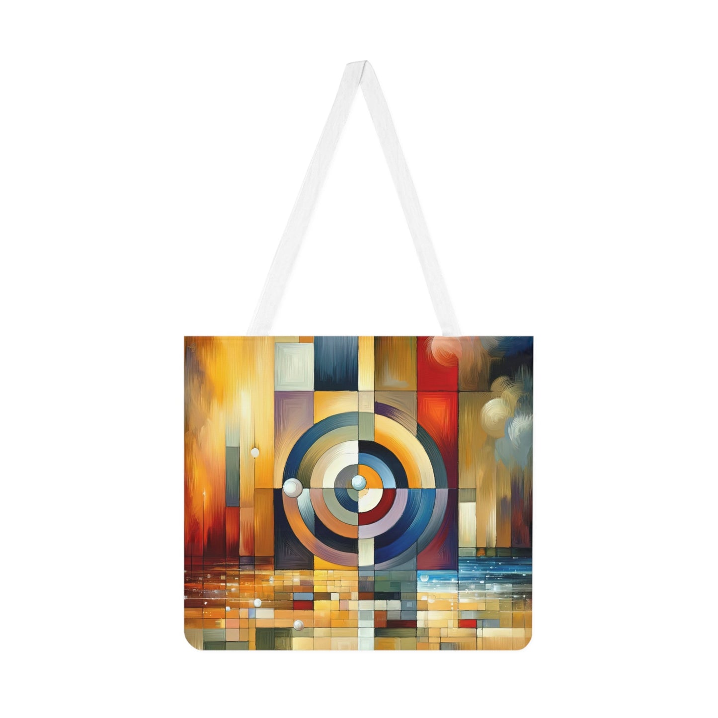 Oneness Through Tachism Shoulder Tote Bag (AOP) - ATUH.ART