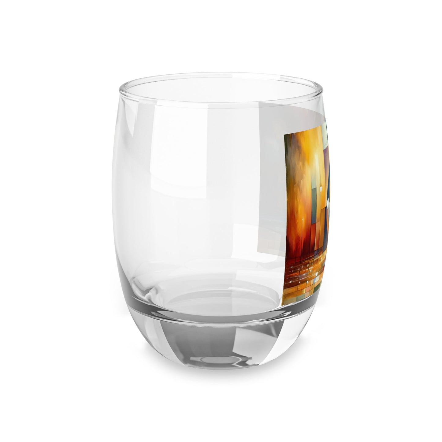 Oneness Through Tachism Whiskey Glass - ATUH.ART