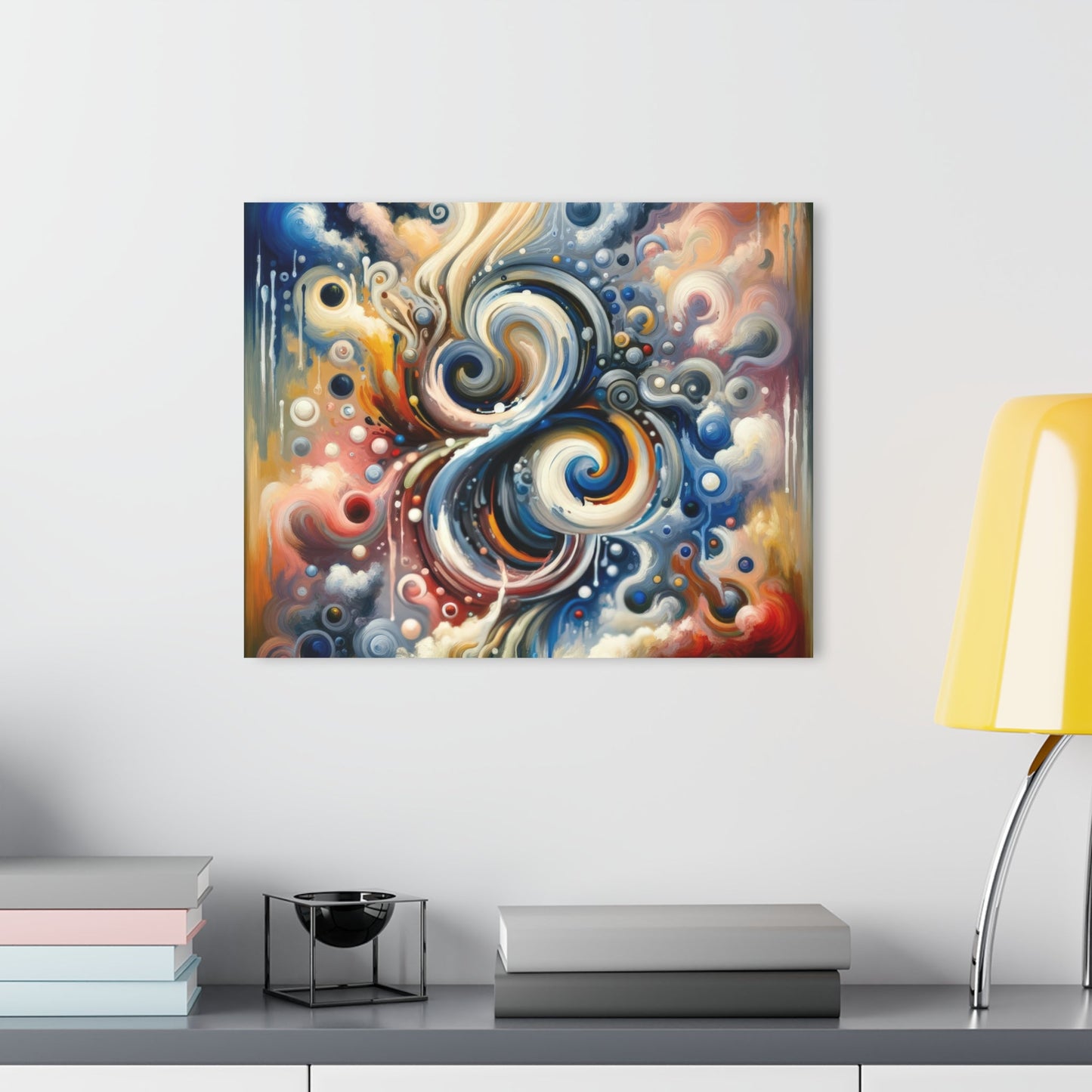 Paradoxical Embrace Tachism Acrylic Prints (French Cleat Hanging) - ATUH.ART