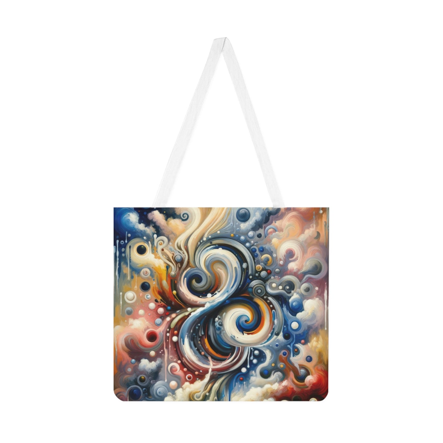 Paradoxical Embrace Tachism Shoulder Tote Bag (AOP) - ATUH.ART