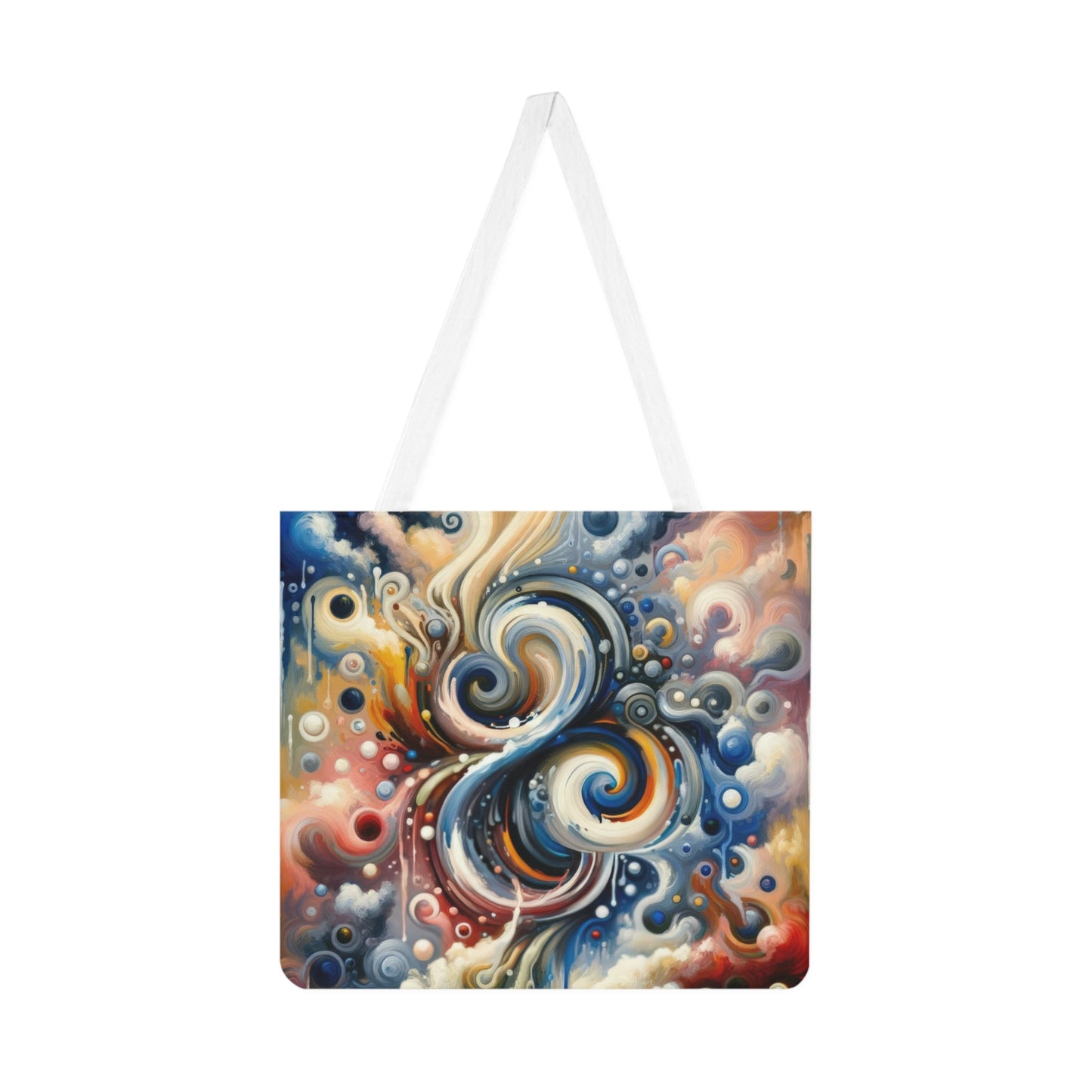 Paradoxical Embrace Tachism Shoulder Tote Bag (AOP) - ATUH.ART