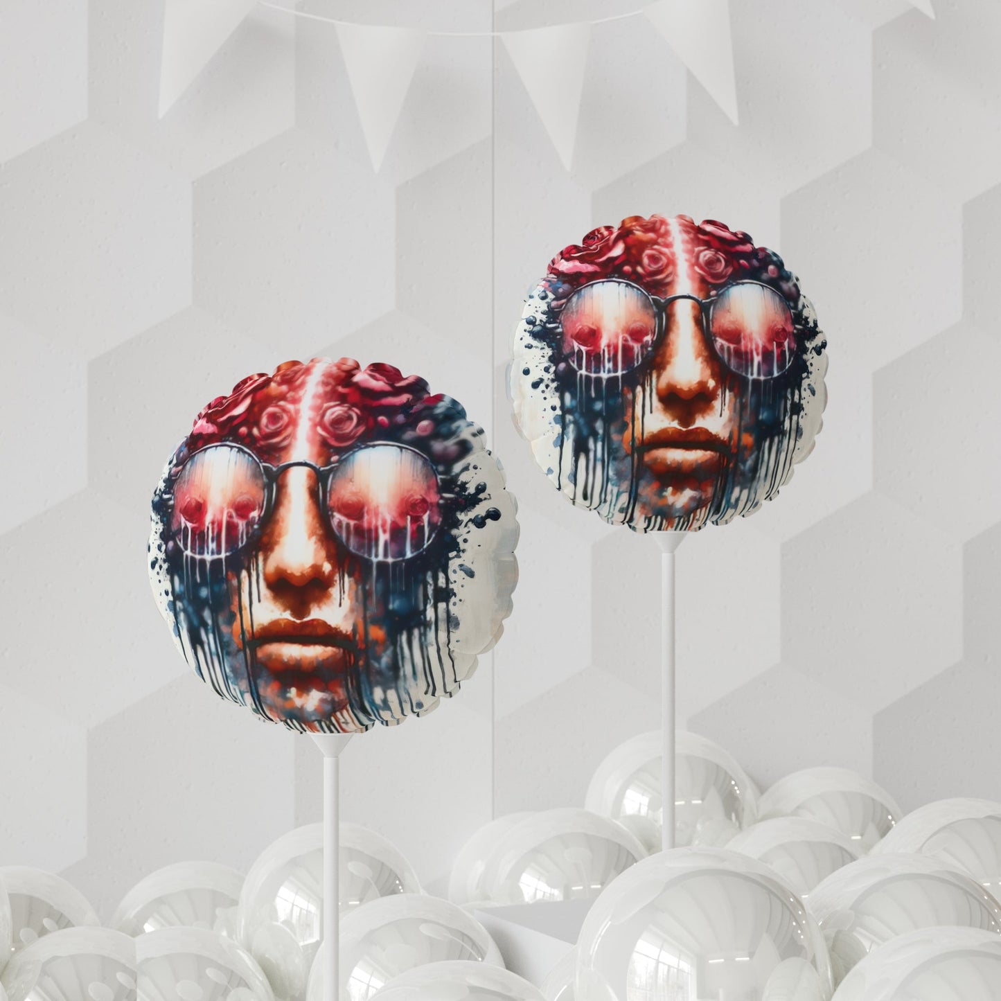 Perception Cleansing Tachism Balloon (Round and Heart-shaped), 11" - ATUH.ART