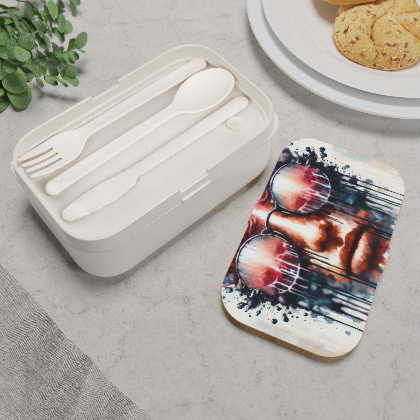 Perception Cleansing Tachism Bento Lunch Box - ATUH.ART