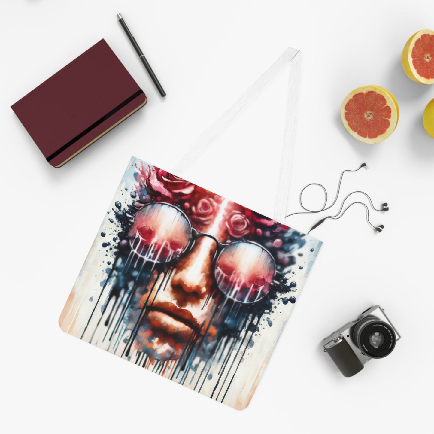 Perception Cleansing Tachism Shoulder Tote Bag (AOP) - ATUH.ART