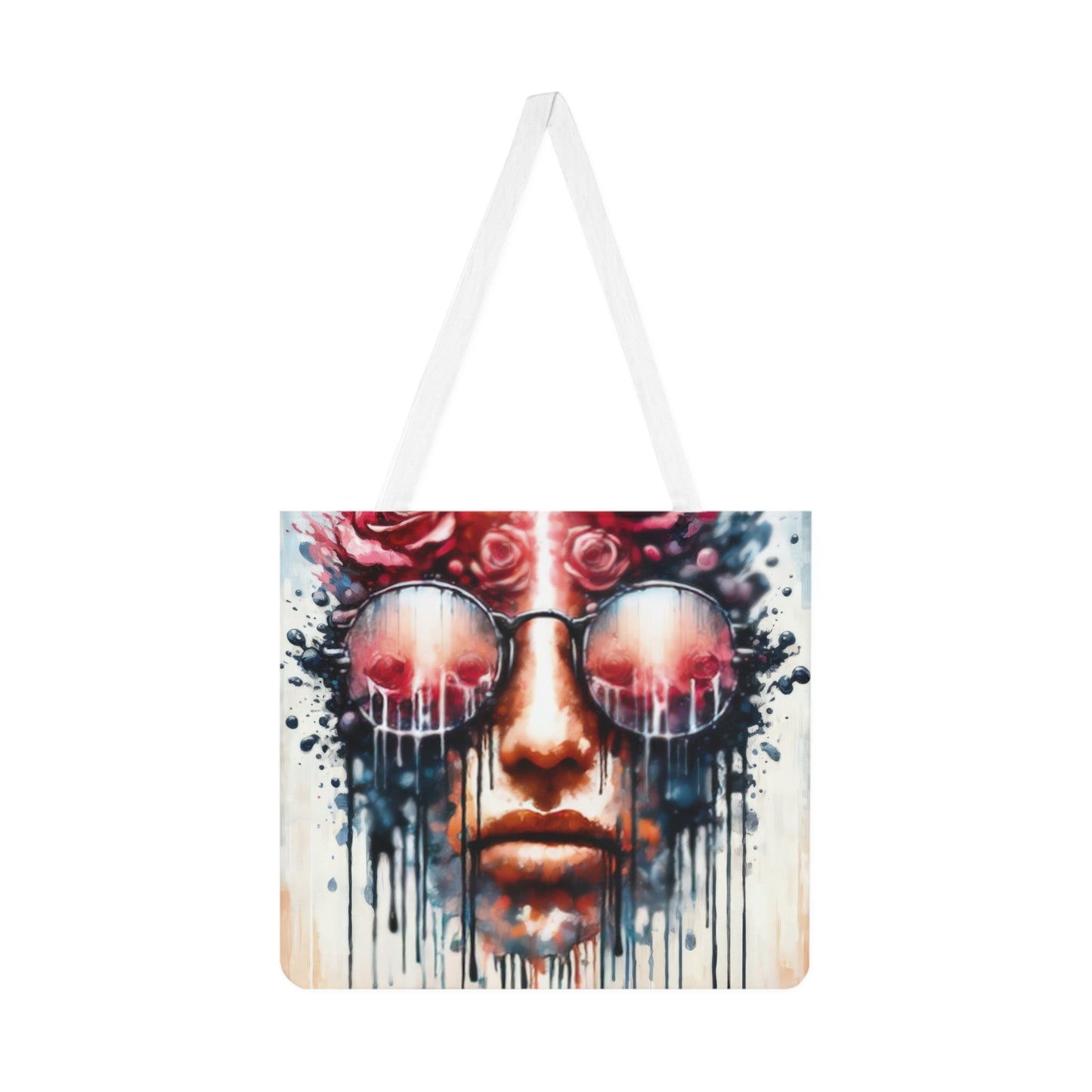 Perception Cleansing Tachism Shoulder Tote Bag (AOP) - ATUH.ART