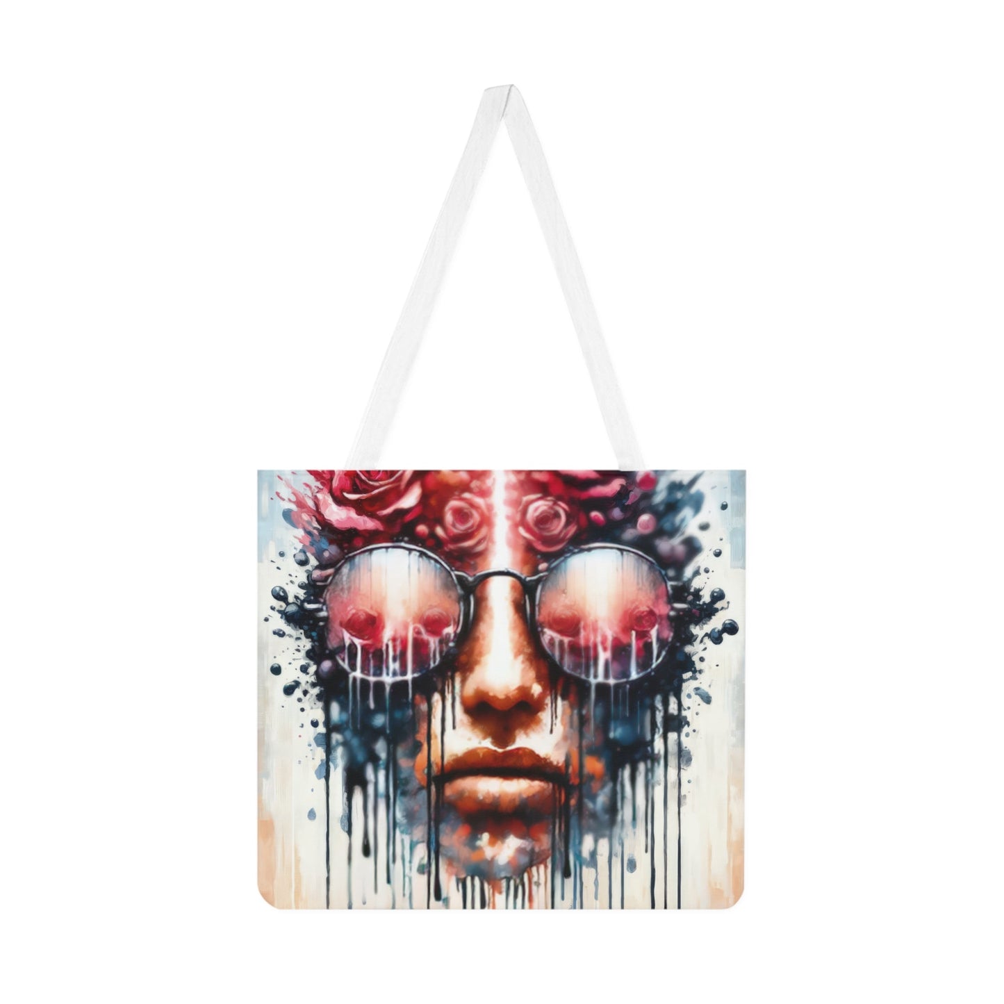 Perception Cleansing Tachism Shoulder Tote Bag (AOP) - ATUH.ART