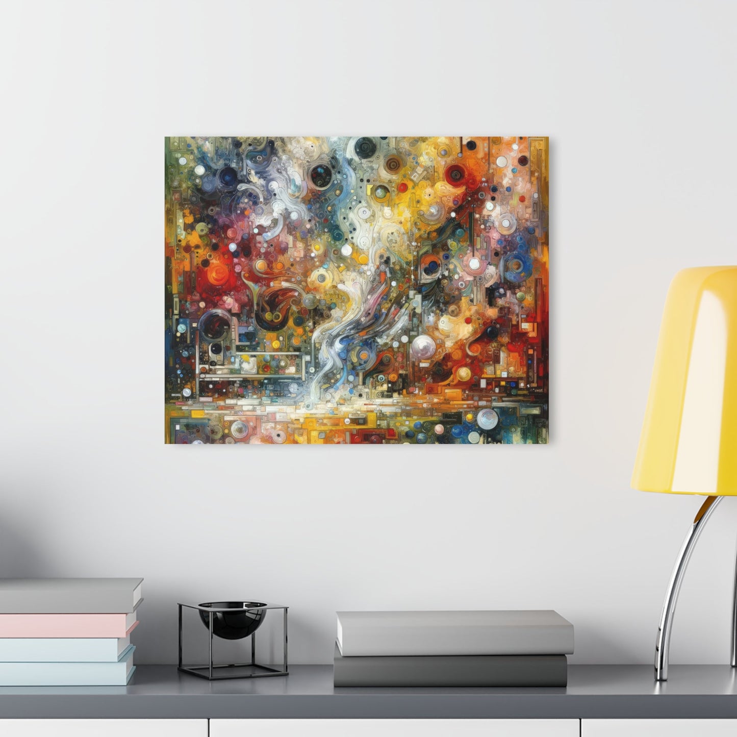 Perception Mosaic Abstract Acrylic Prints (French Cleat Hanging) - ATUH.ART