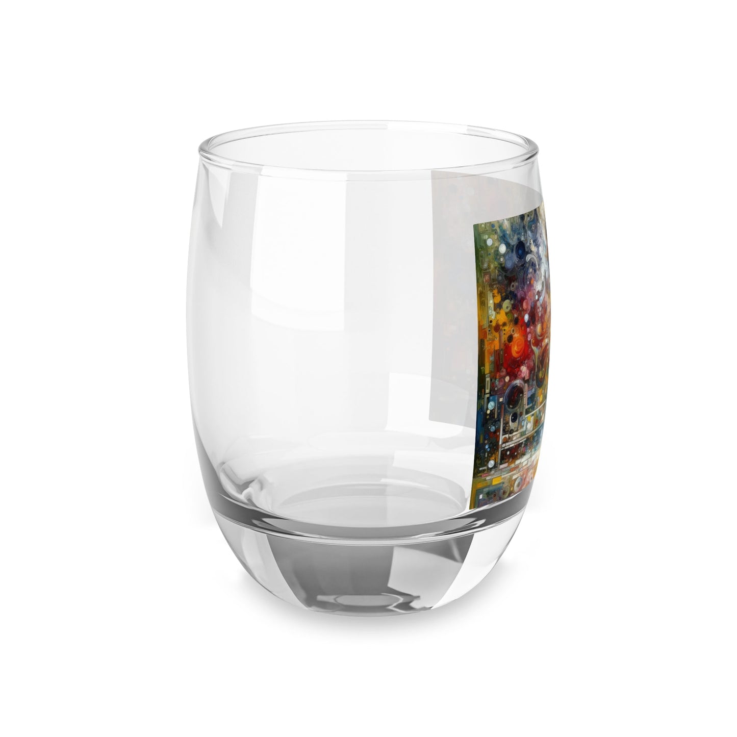 Perception Mosaic Abstract Whiskey Glass - ATUH.ART