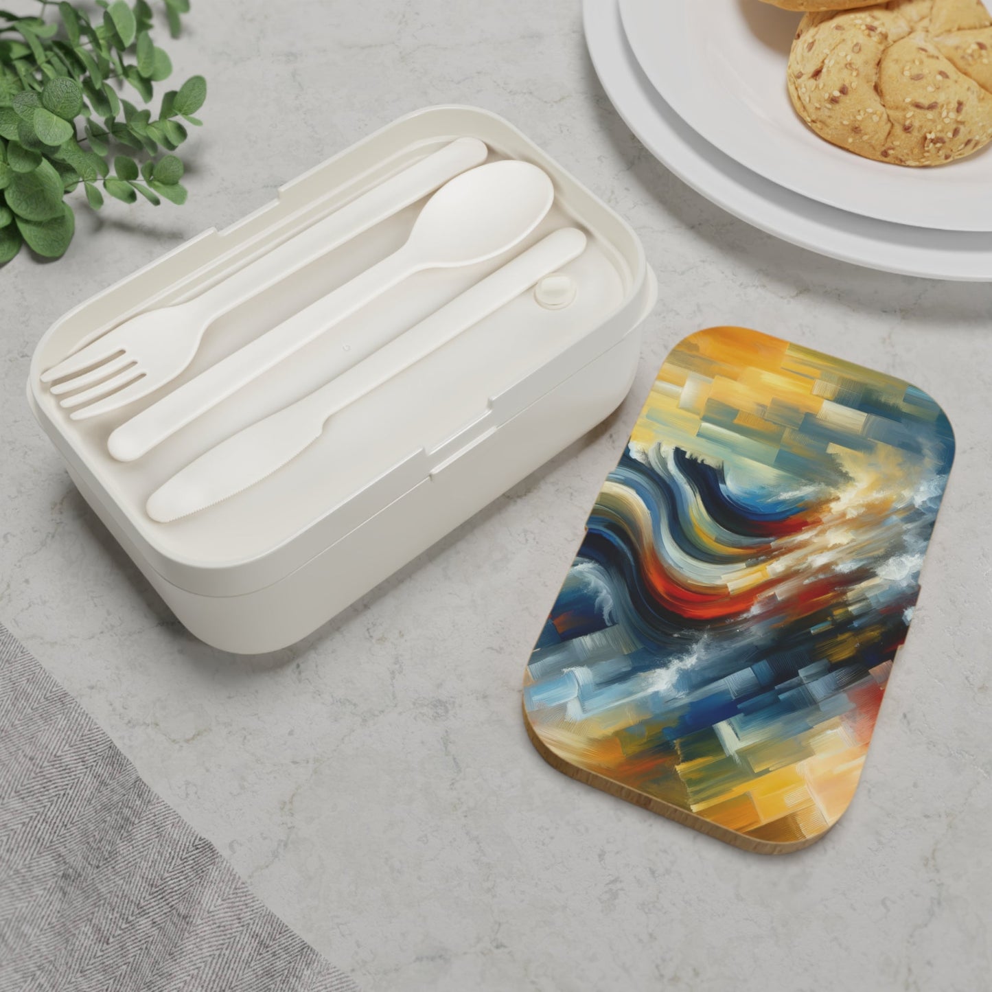 Persistence Force Abstract Bento Lunch Box - ATUH.ART