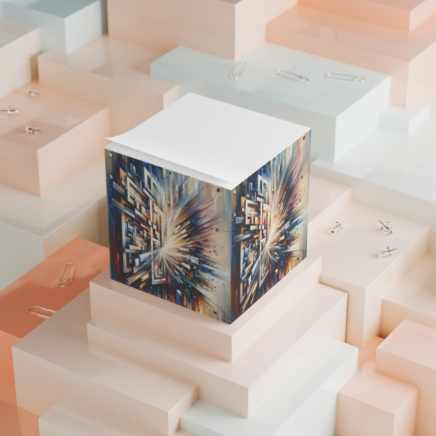 Pieces Unifying Focus Note Cube - ATUH.ART