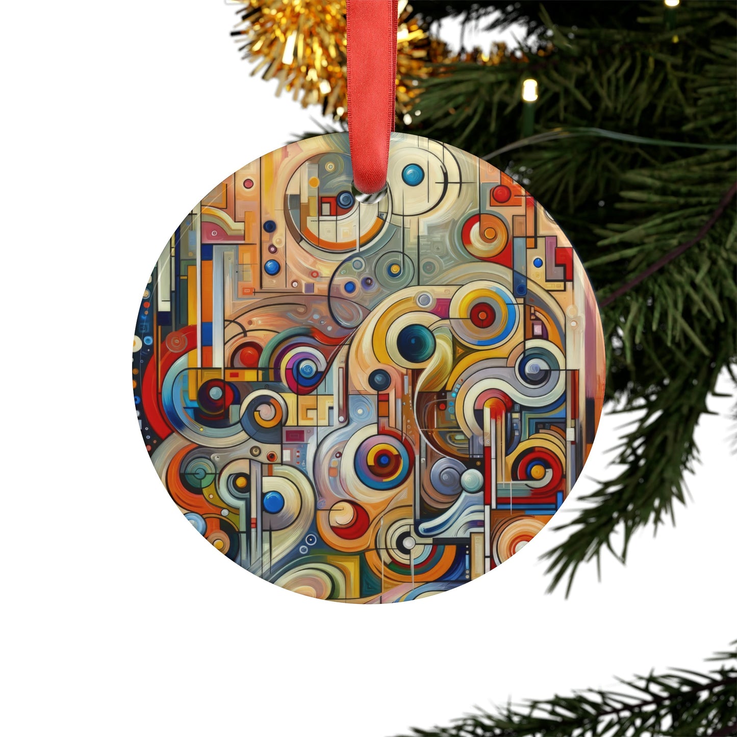 Playful Wisdom Essence Acrylic Ornament with Ribbon - ATUH.ART