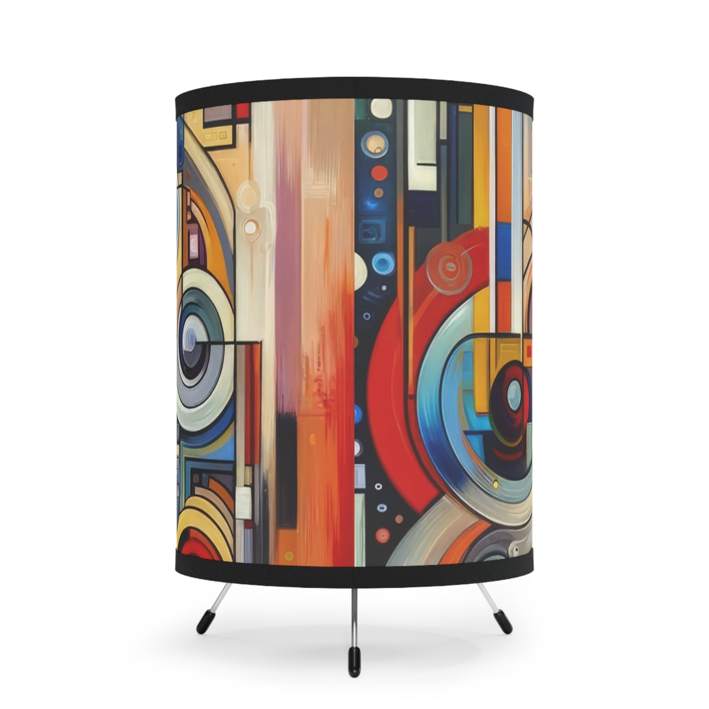 Playful Wisdom Essence Tripod Lamp with High-Res Printed Shade, US\CA plug - ATUH.ART