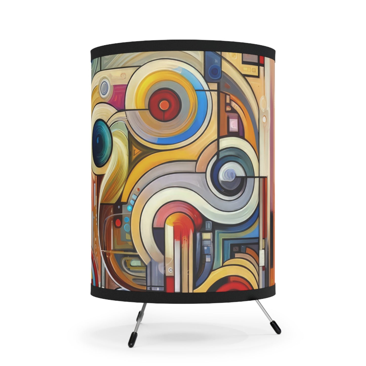 Playful Wisdom Essence Tripod Lamp with High-Res Printed Shade, US\CA plug - ATUH.ART