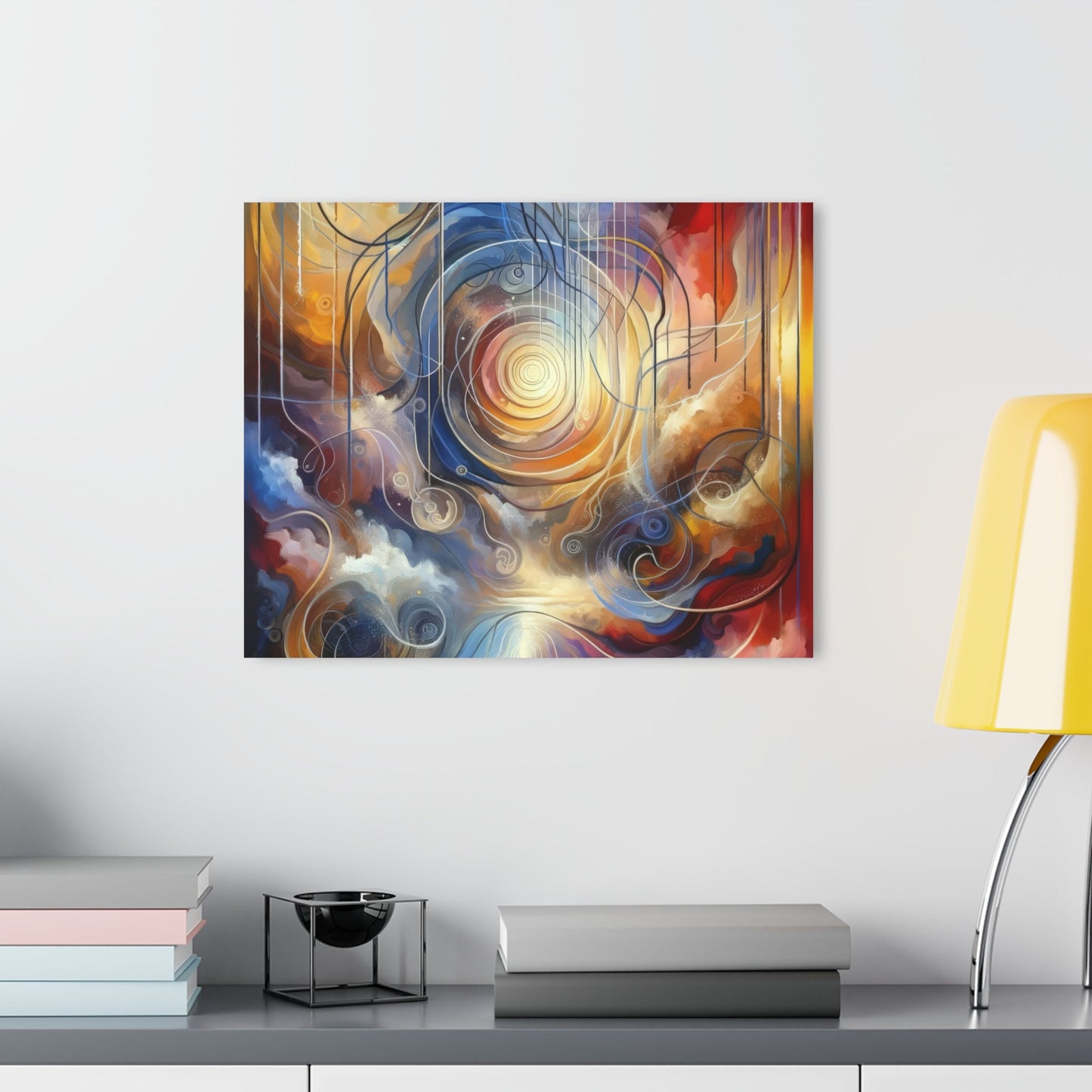 Presence Anchored Tachism Acrylic Prints (French Cleat Hanging) - ATUH.ART