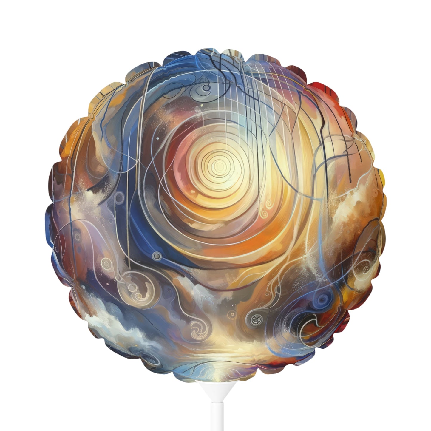 Presence Anchored Tachism Balloon (Round and Heart-shaped), 11" - ATUH.ART