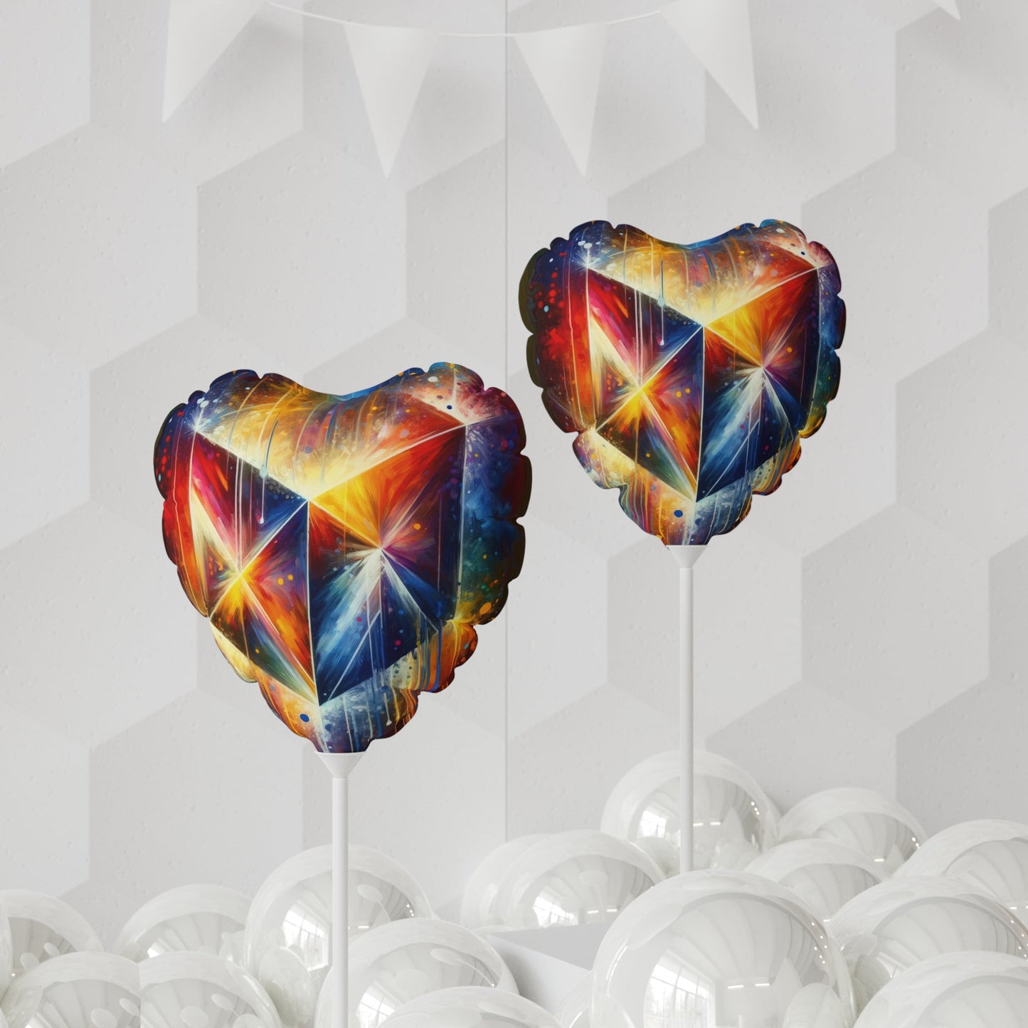 Prismatic Light Spectrum Balloon (Round and Heart-shaped), 11" - ATUH.ART