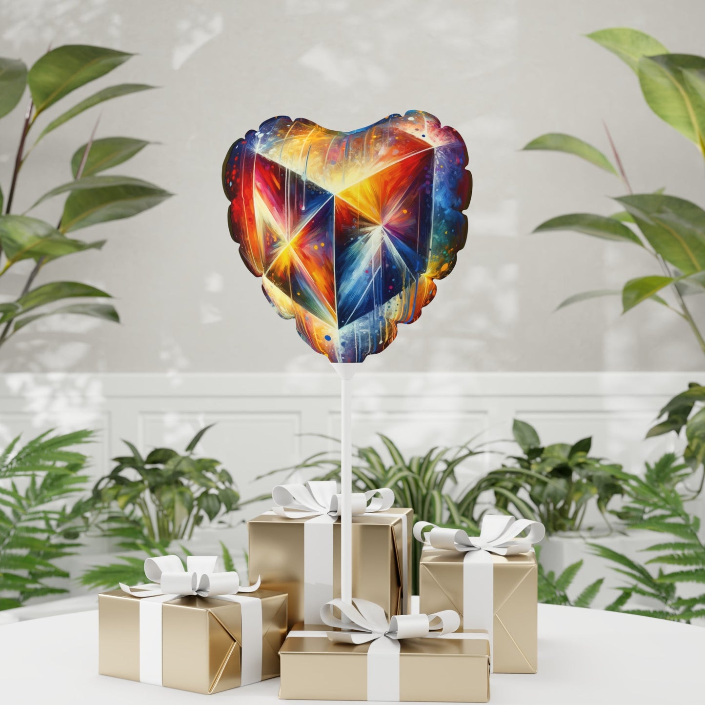 Prismatic Light Spectrum Balloon (Round and Heart-shaped), 11" - ATUH.ART