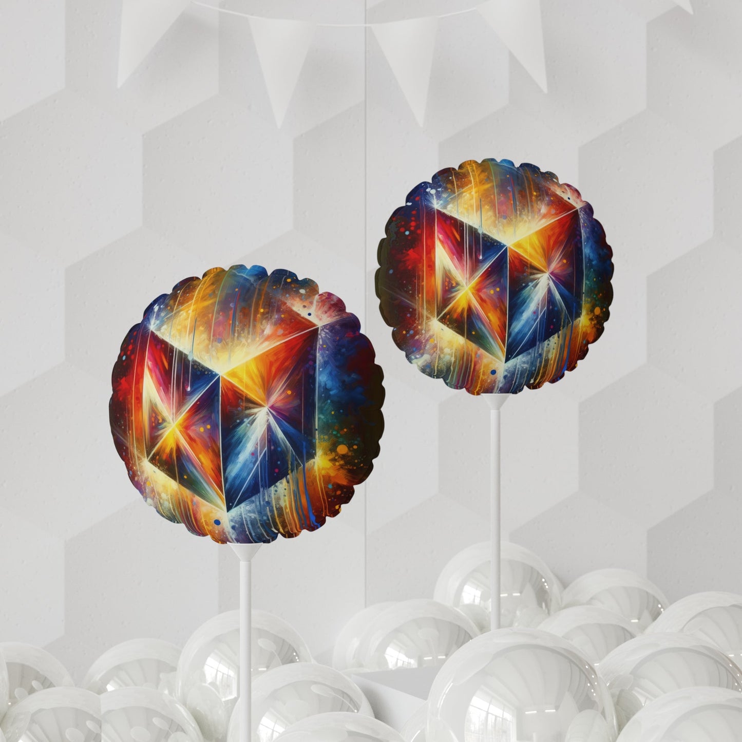 Prismatic Light Spectrum Balloon (Round and Heart-shaped), 11" - ATUH.ART