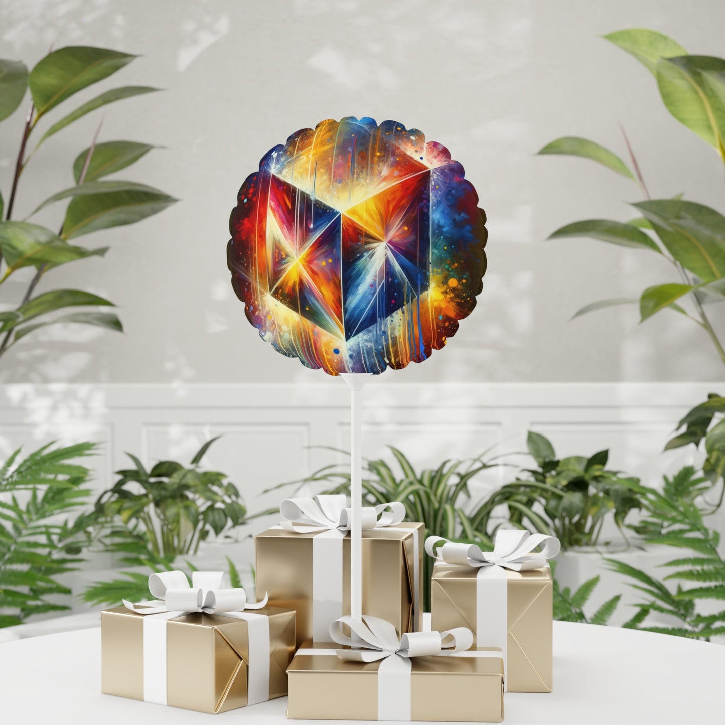 Prismatic Light Spectrum Balloon (Round and Heart-shaped), 11" - ATUH.ART