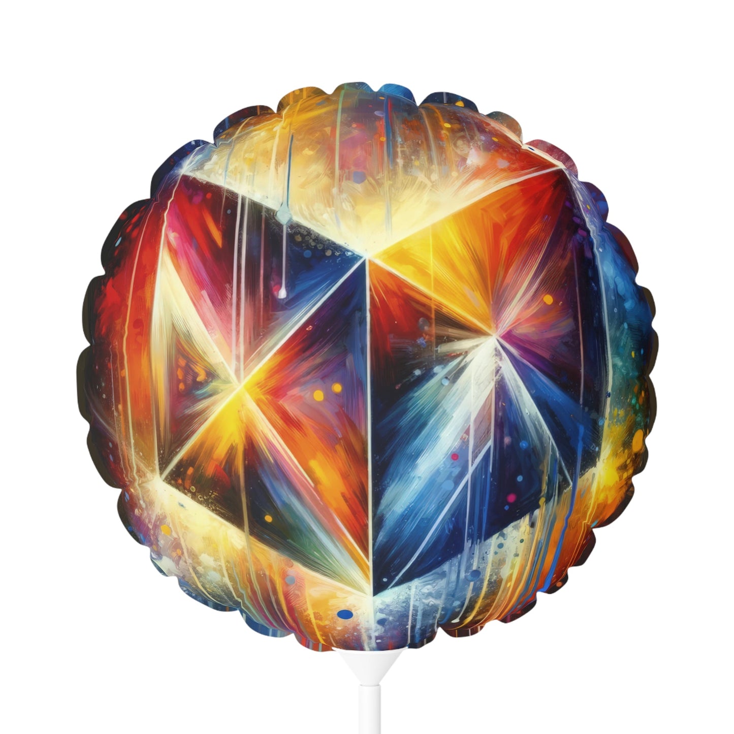 Prismatic Light Spectrum Balloon (Round and Heart-shaped), 11" - ATUH.ART