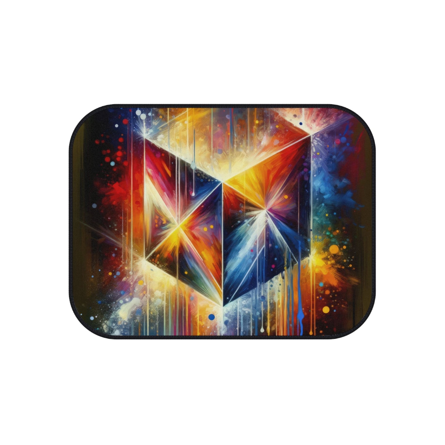 Prismatic Light Spectrum Car Mats (Set of 4) - ATUH.ART