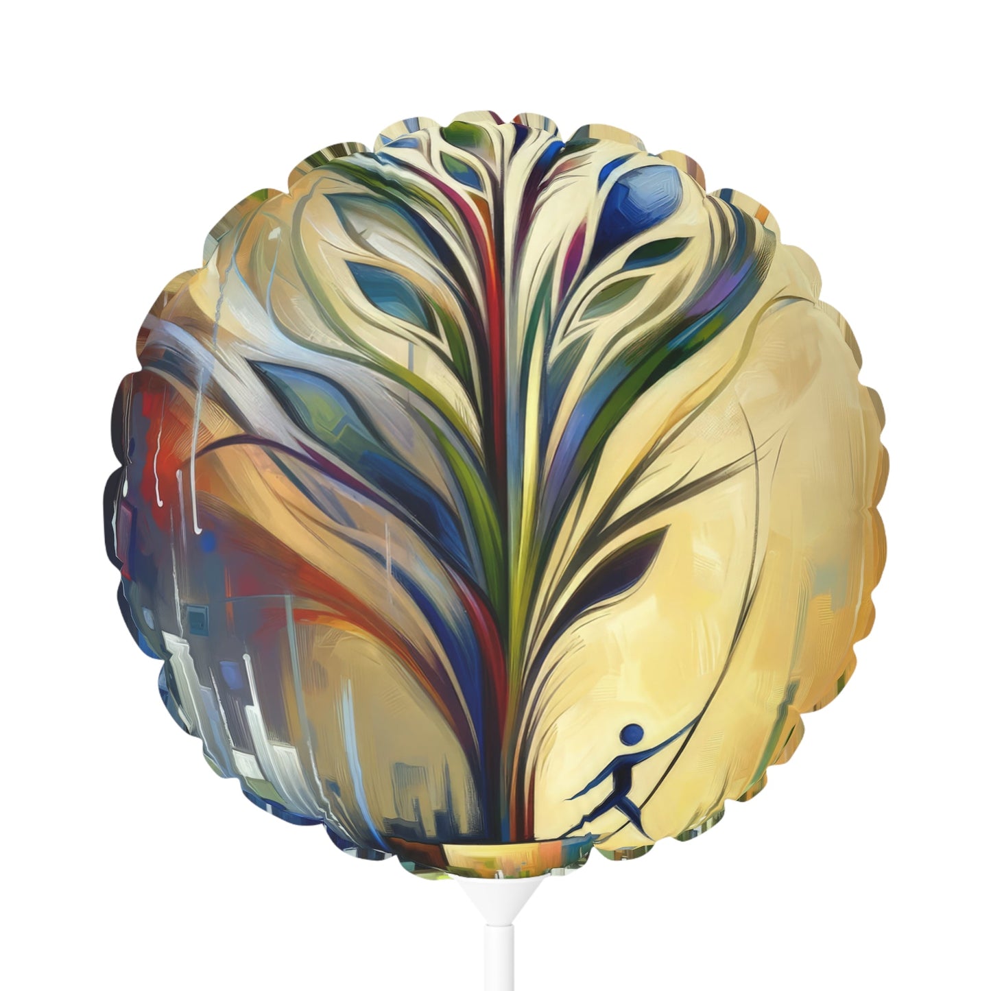 Pruning Distraction Tachism Balloon (Round and Heart-shaped), 11" - ATUH.ART