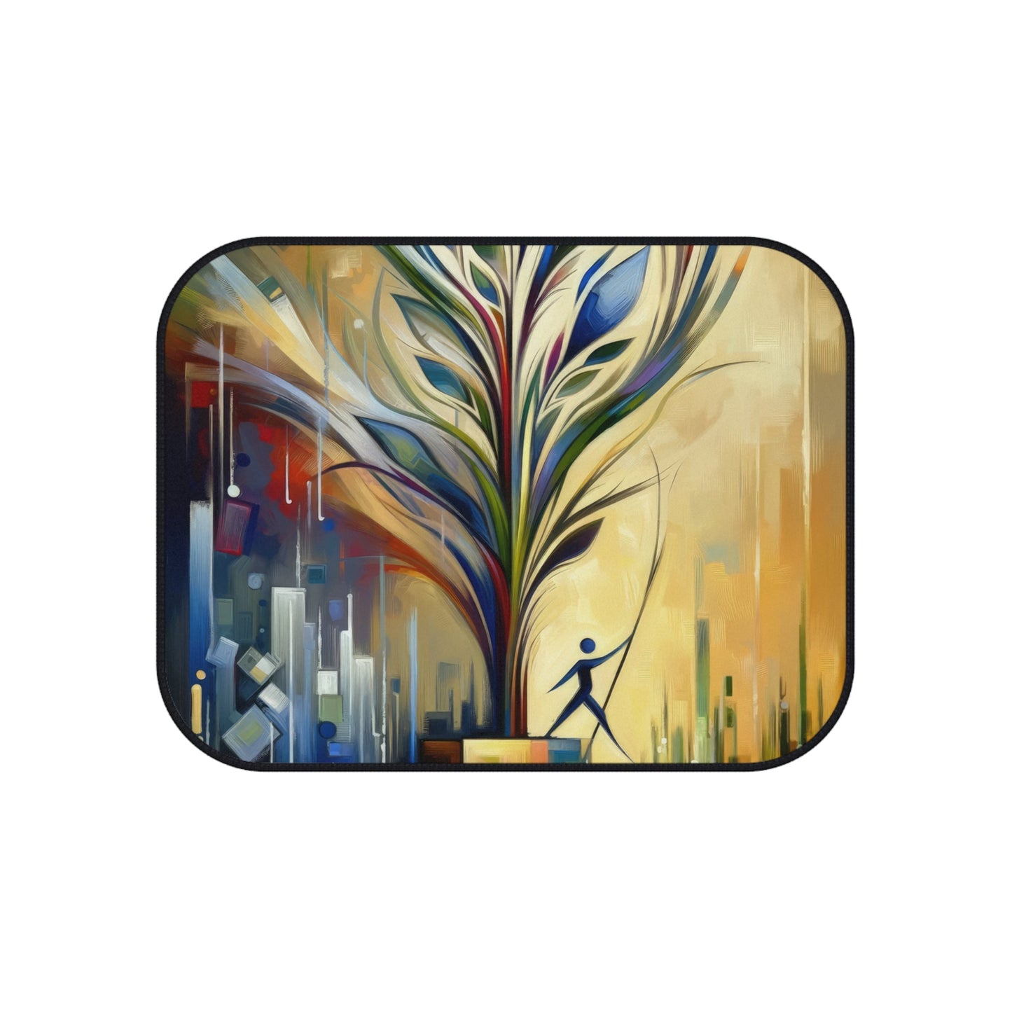 Pruning Distraction Tachism Car Mats (Set of 4) - ATUH.ART