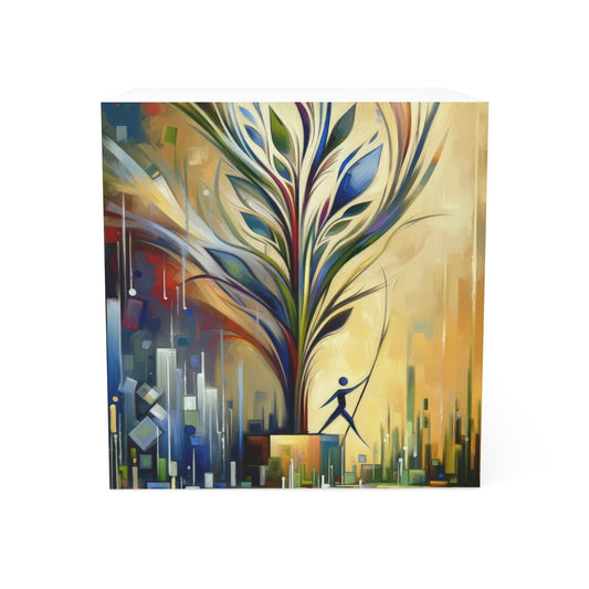Pruning Distraction Tachism Note Cube - ATUH.ART