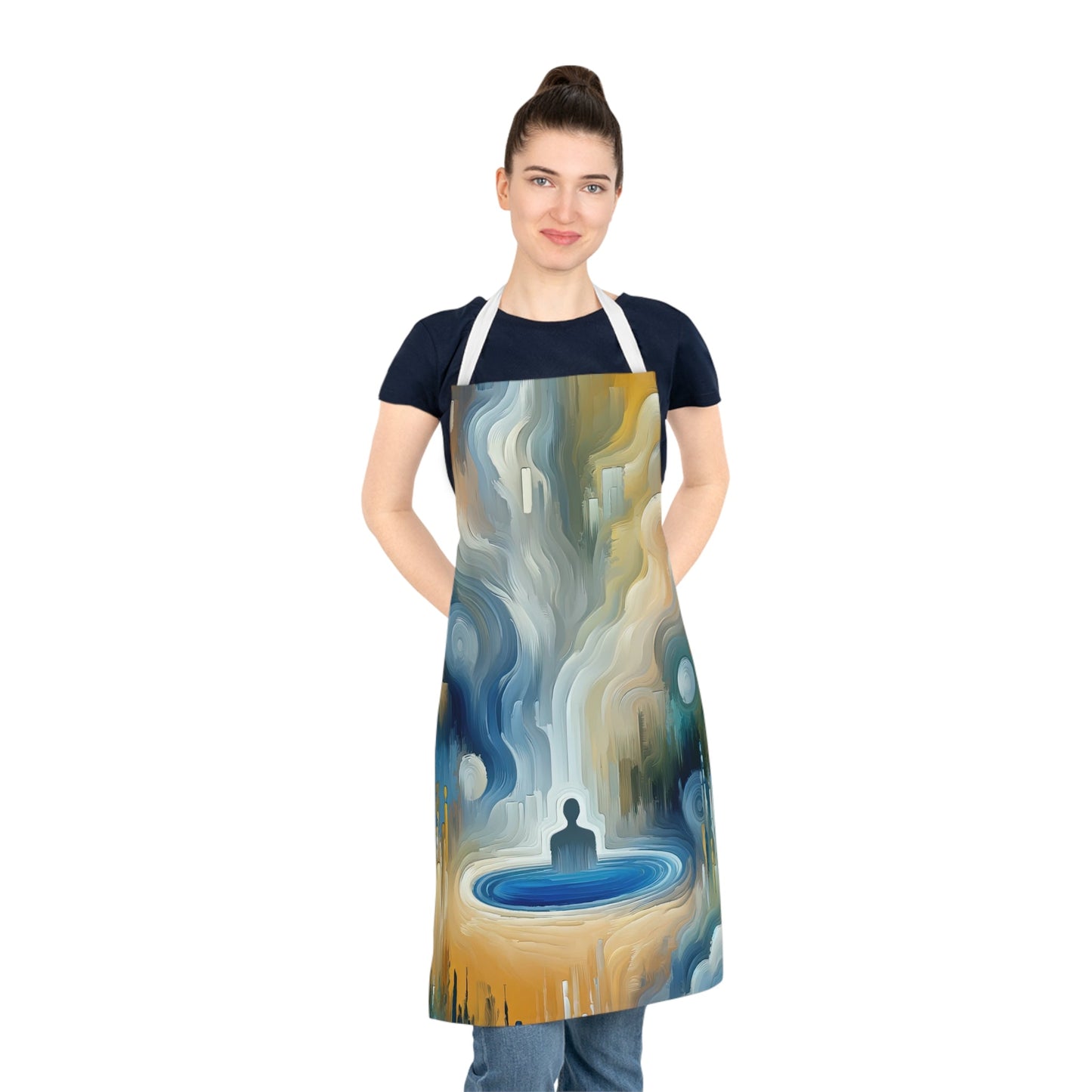 Psyche Spa Serenity Adult Apron (AOP) - ATUH.ART