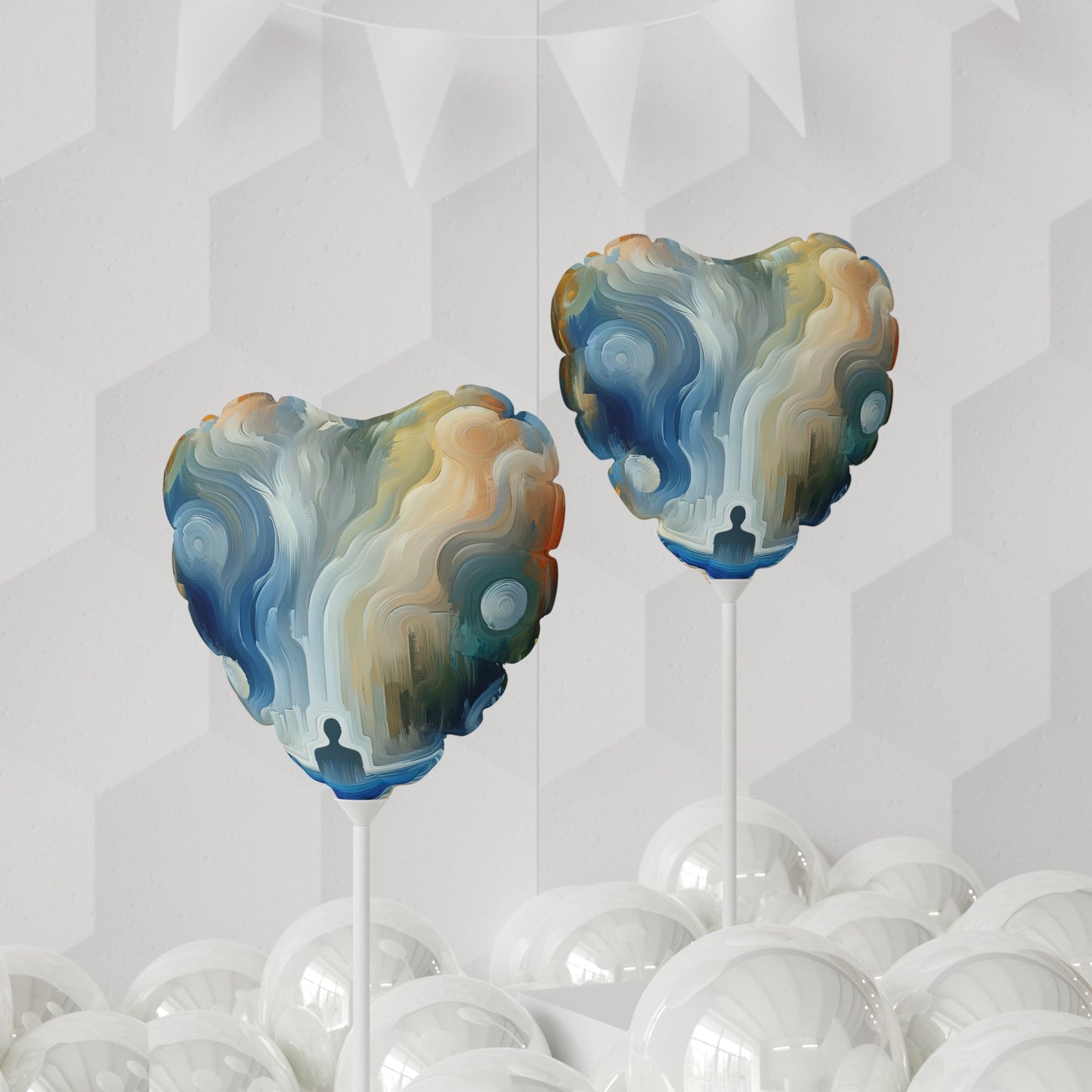 Psyche Spa Serenity Balloon (Round and Heart-shaped), 11" - ATUH.ART