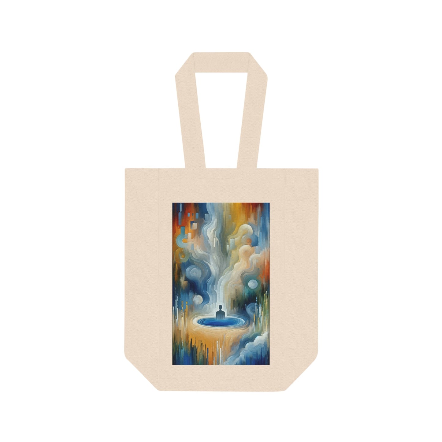 Psyche Spa Serenity Double Wine Tote Bag - ATUH.ART