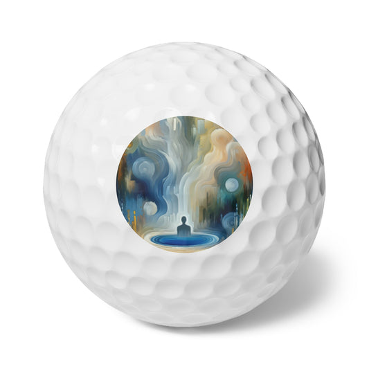 Psyche Spa Serenity Golf Balls, 6pcs - ATUH.ART