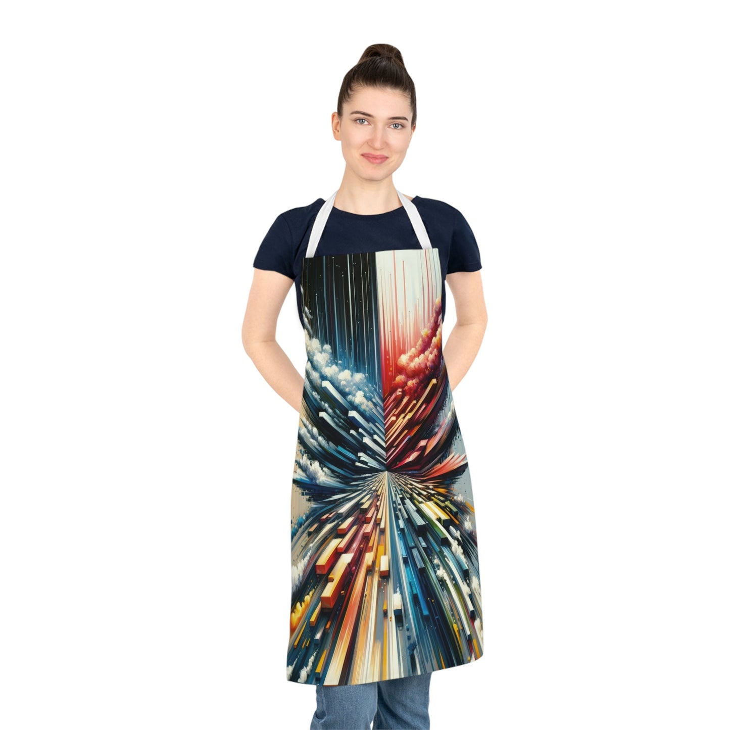 Rapid Perspective Shift Adult Apron (AOP) - ATUH.ART
