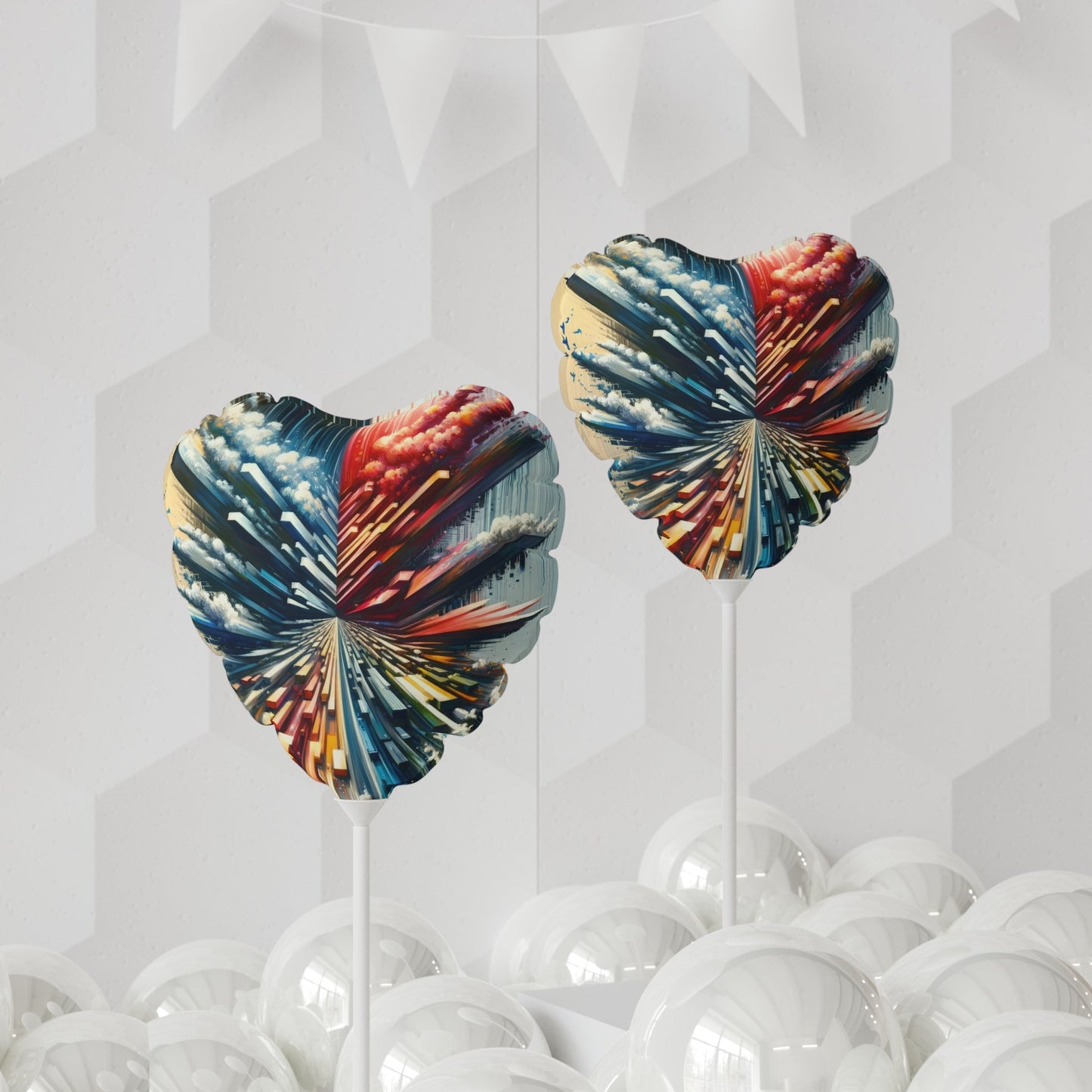 Rapid Perspective Shift Balloon (Round and Heart-shaped), 11" - ATUH.ART