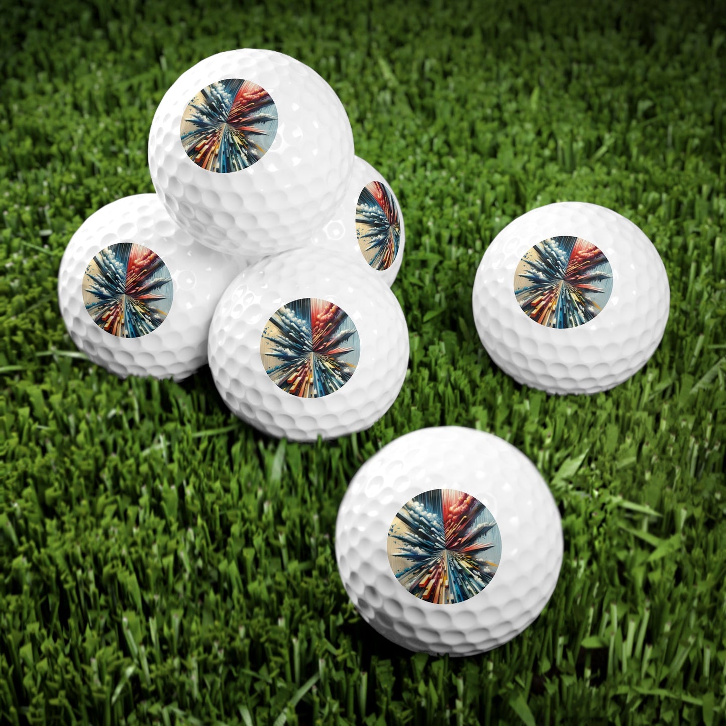 Rapid Perspective Shift Golf Balls, 6pcs - ATUH.ART