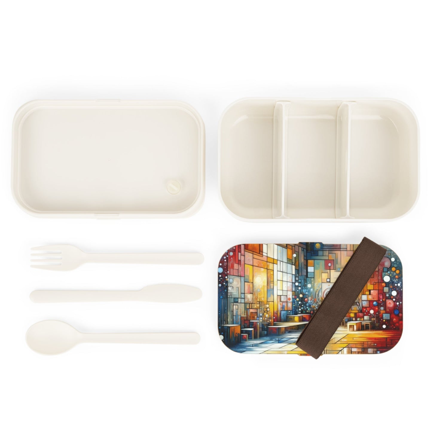 Reflective Habitation Art Bento Lunch Box - ATUH.ART