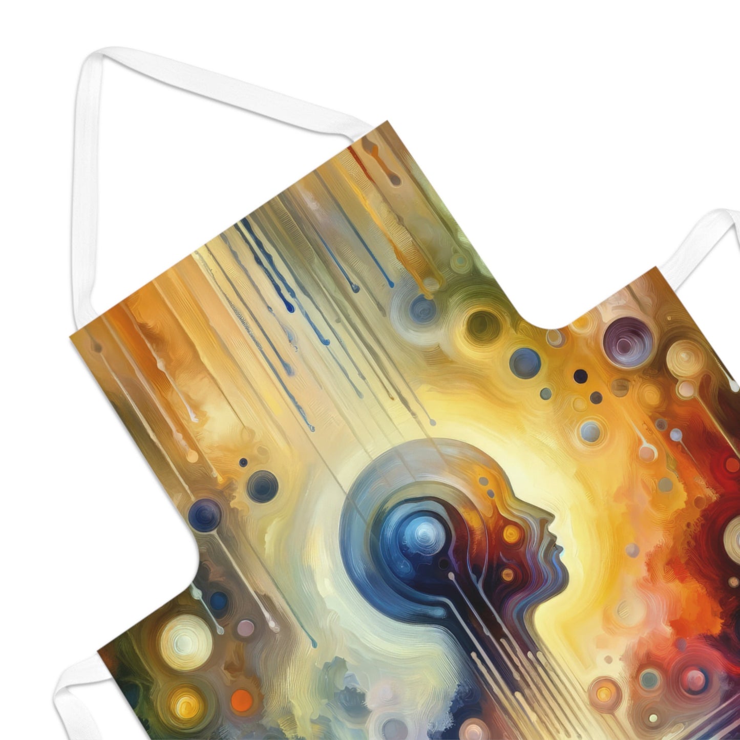 Reflective Oneness Healing Adult Apron (AOP) - ATUH.ART