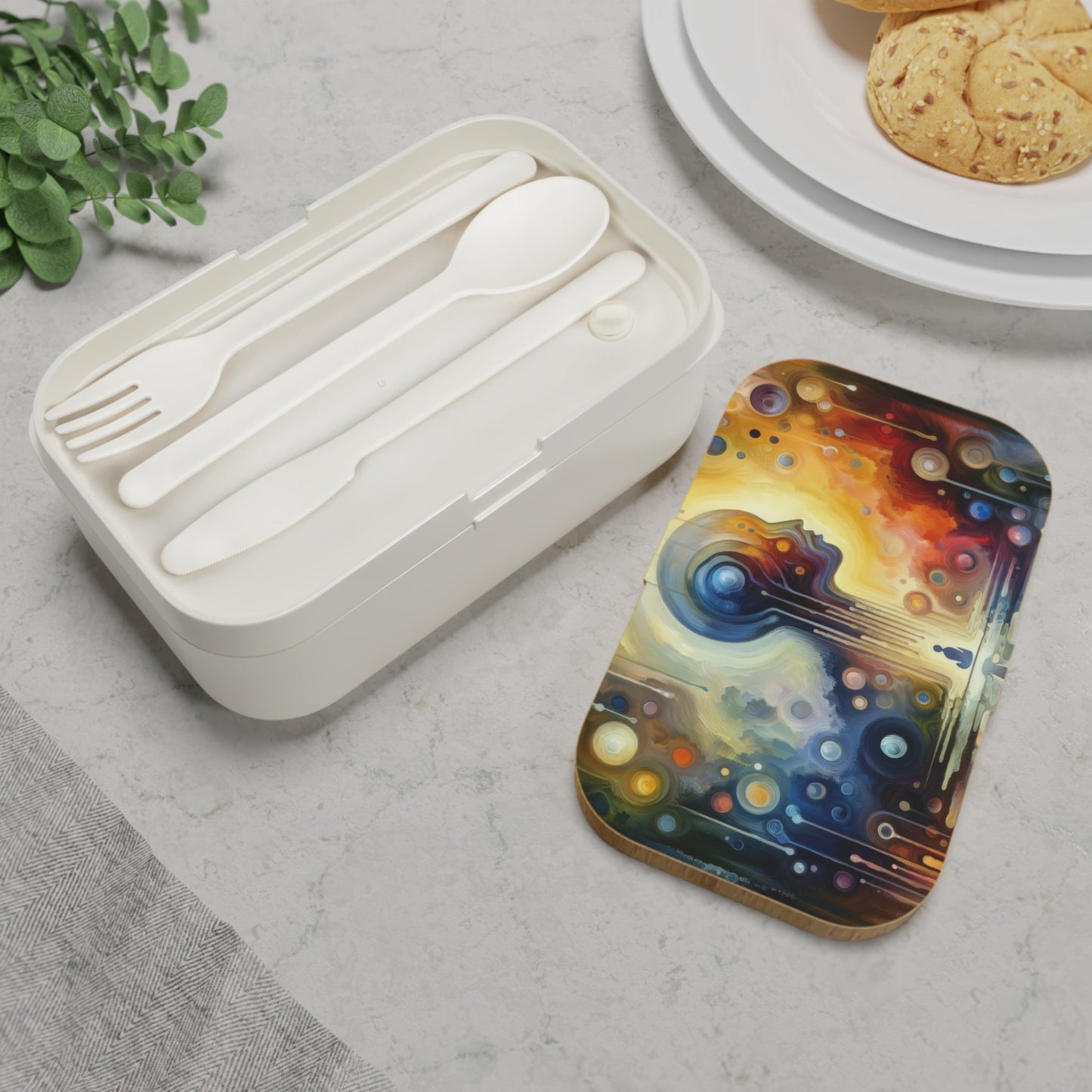 Reflective Oneness Healing Bento Lunch Box - ATUH.ART