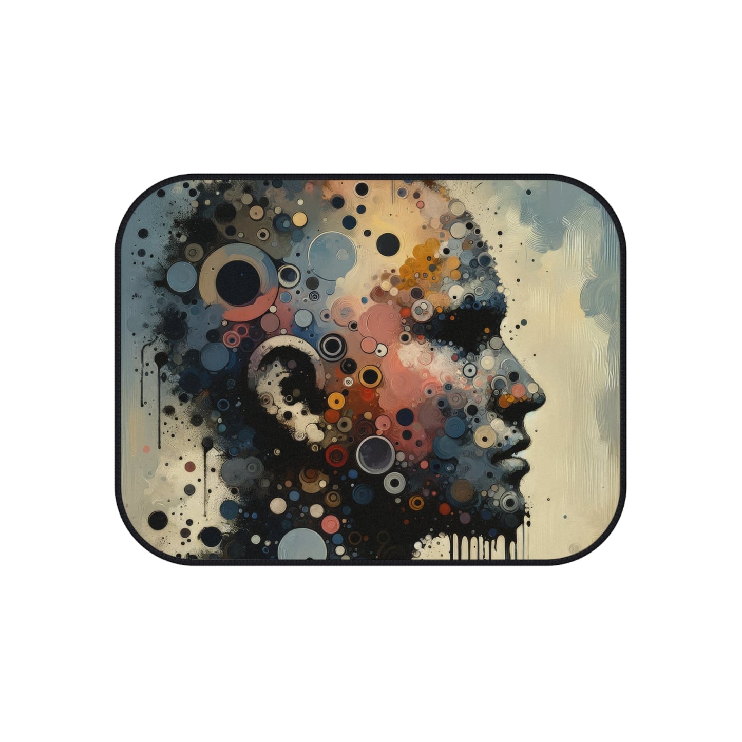 Reflective Tachism Contemplation Car Mats (Set of 4) - ATUH.ART