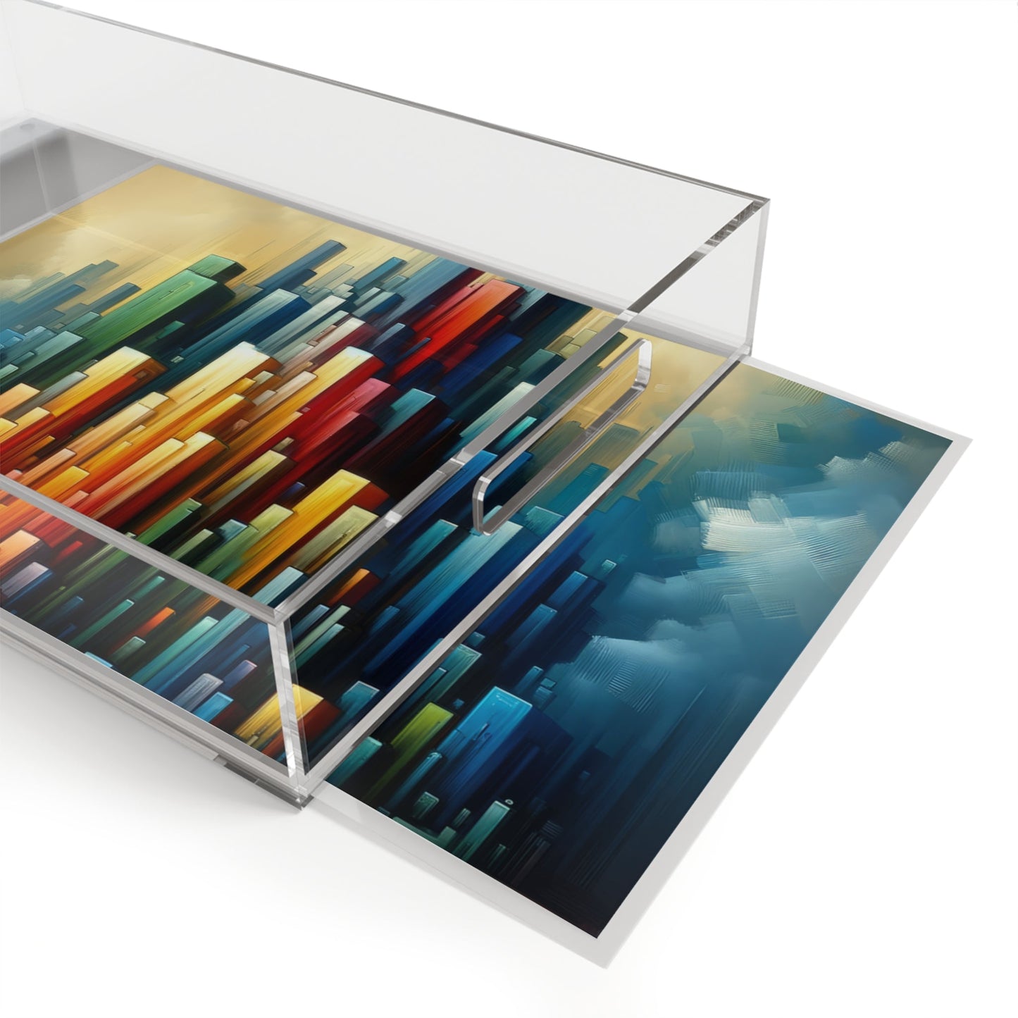 Resolute Fortress Metamorphosis Acrylic Serving Tray - ATUH.ART