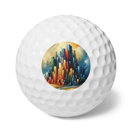 Resolute Fortress Metamorphosis Golf Balls, 6pcs - ATUH.ART