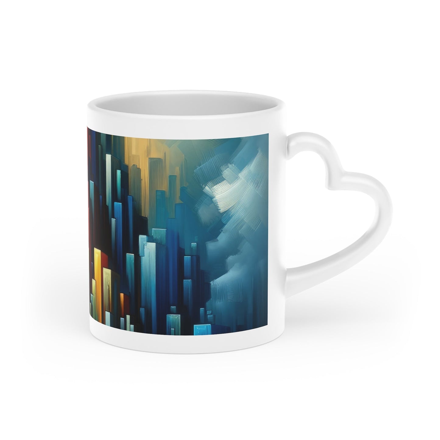 Resolute Fortress Metamorphosis Heart-Shaped Mug - ATUH.ART