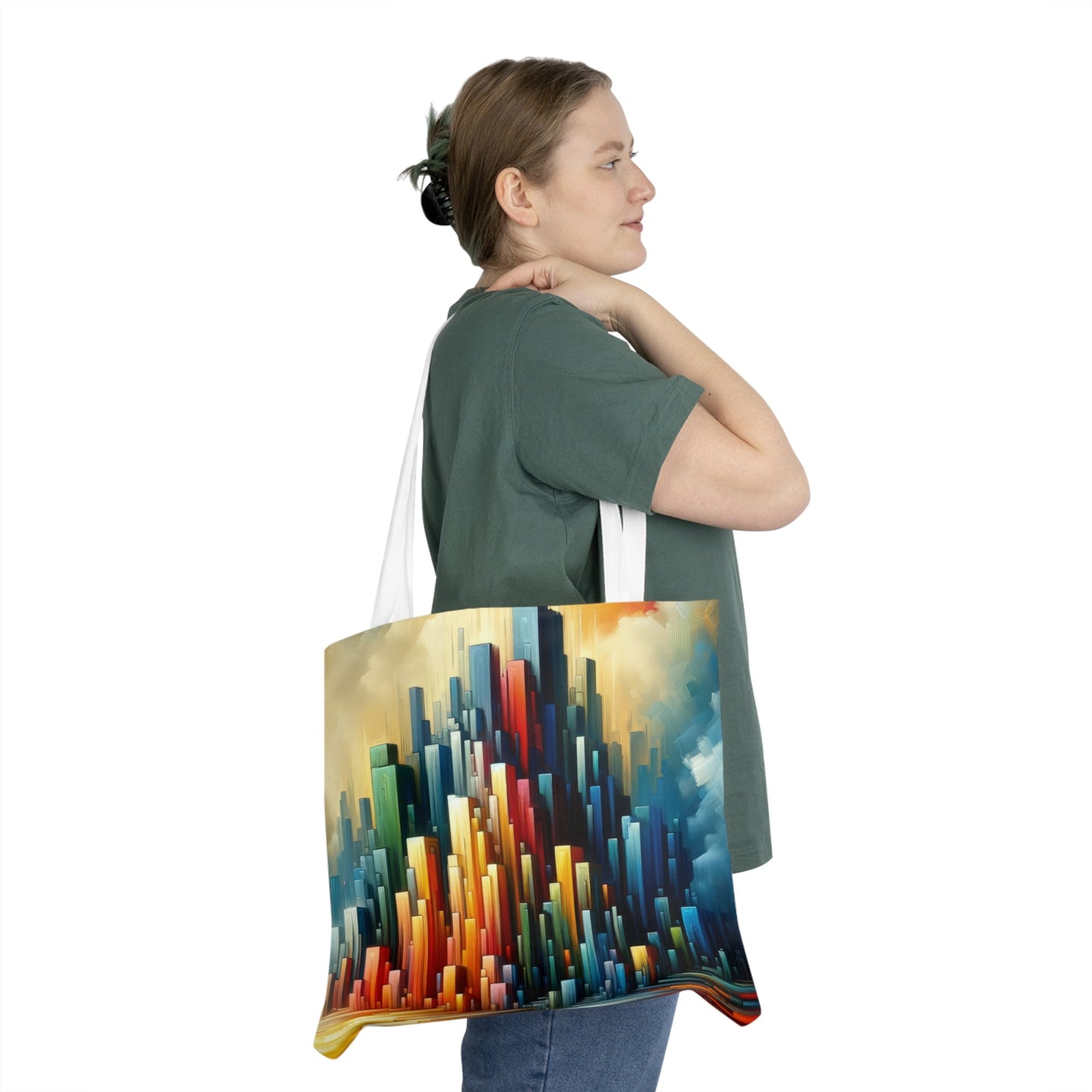 Resolute Fortress Metamorphosis Shoulder Tote Bag (AOP) - ATUH.ART