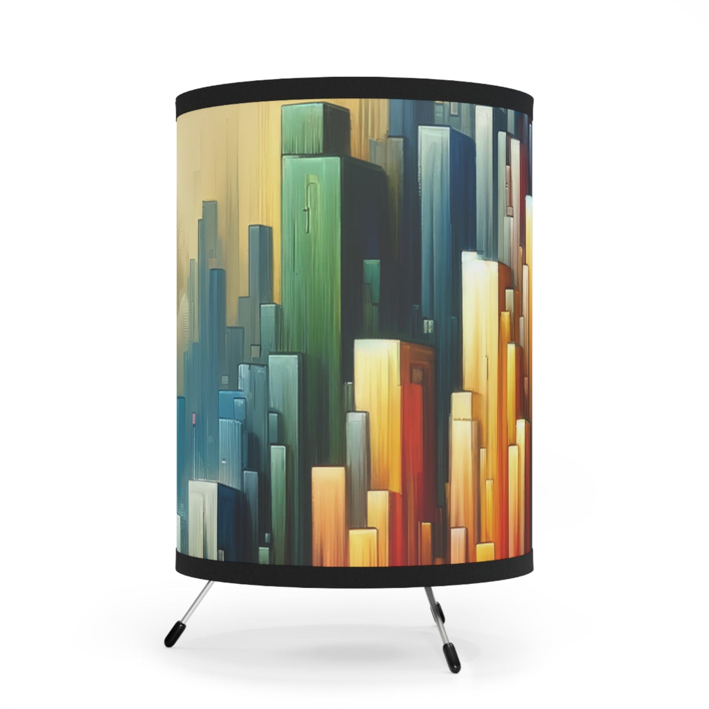 Resolute Fortress Metamorphosis Tripod Lamp with High-Res Printed Shade, US\CA plug - ATUH.ART