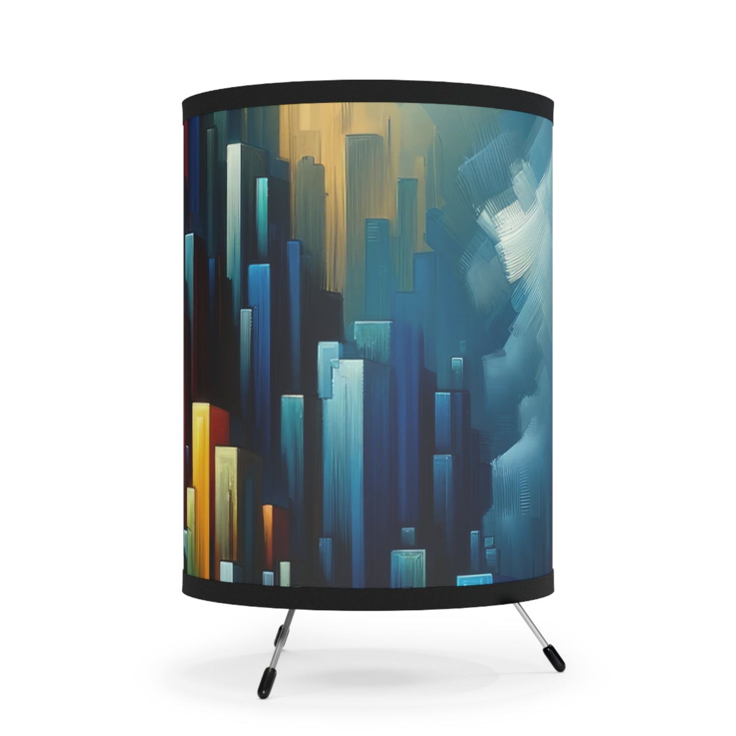 Resolute Fortress Metamorphosis Tripod Lamp with High-Res Printed Shade, US\CA plug - ATUH.ART