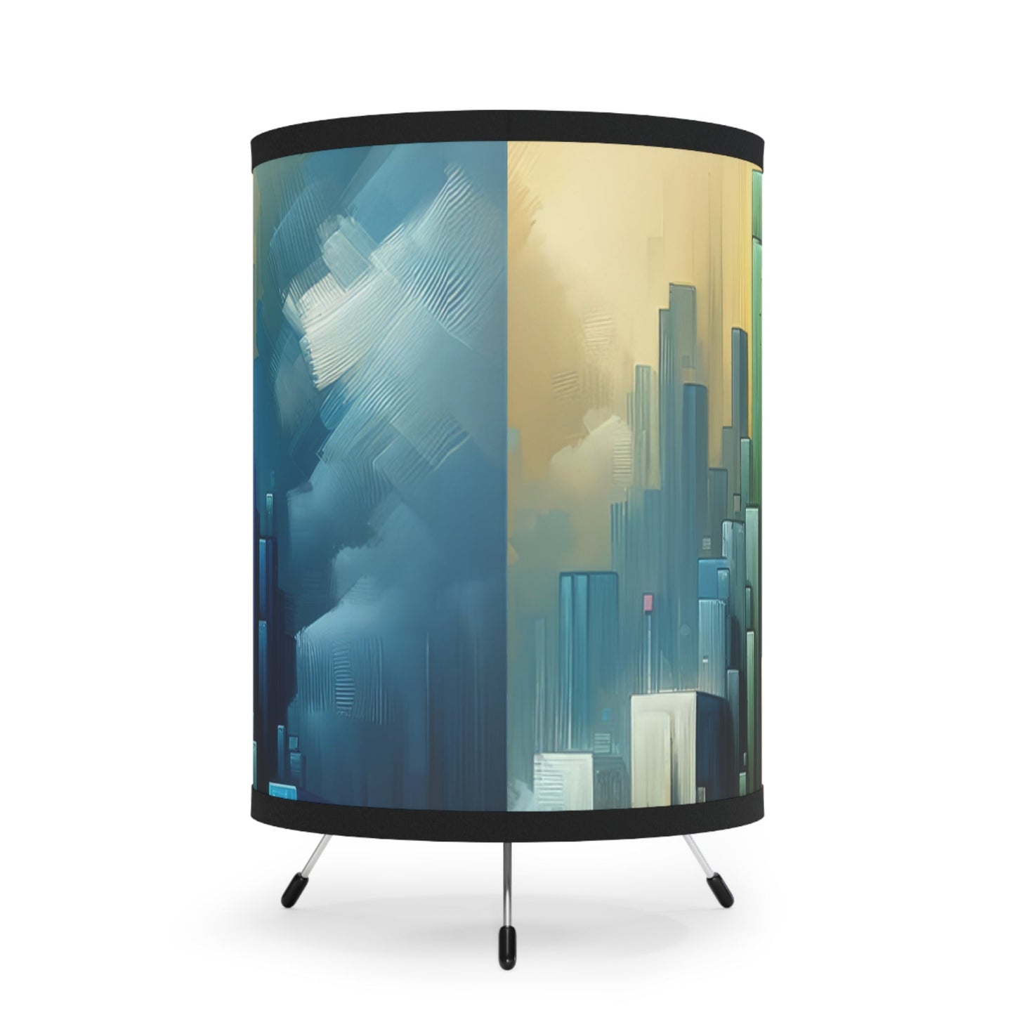 Resolute Fortress Metamorphosis Tripod Lamp with High-Res Printed Shade, US\CA plug - ATUH.ART