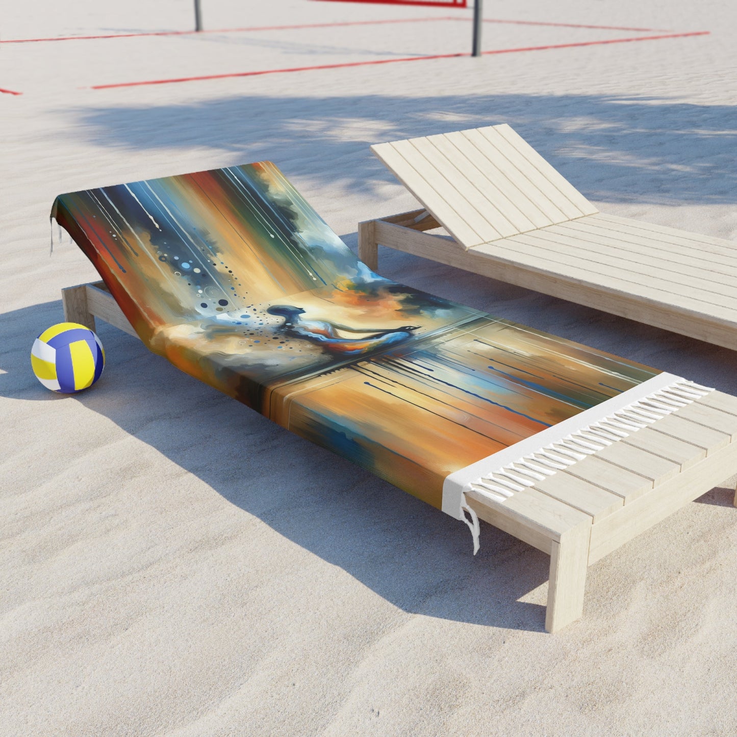 Resonance Abstract Healing Boho Beach Cloth - ATUH.ART