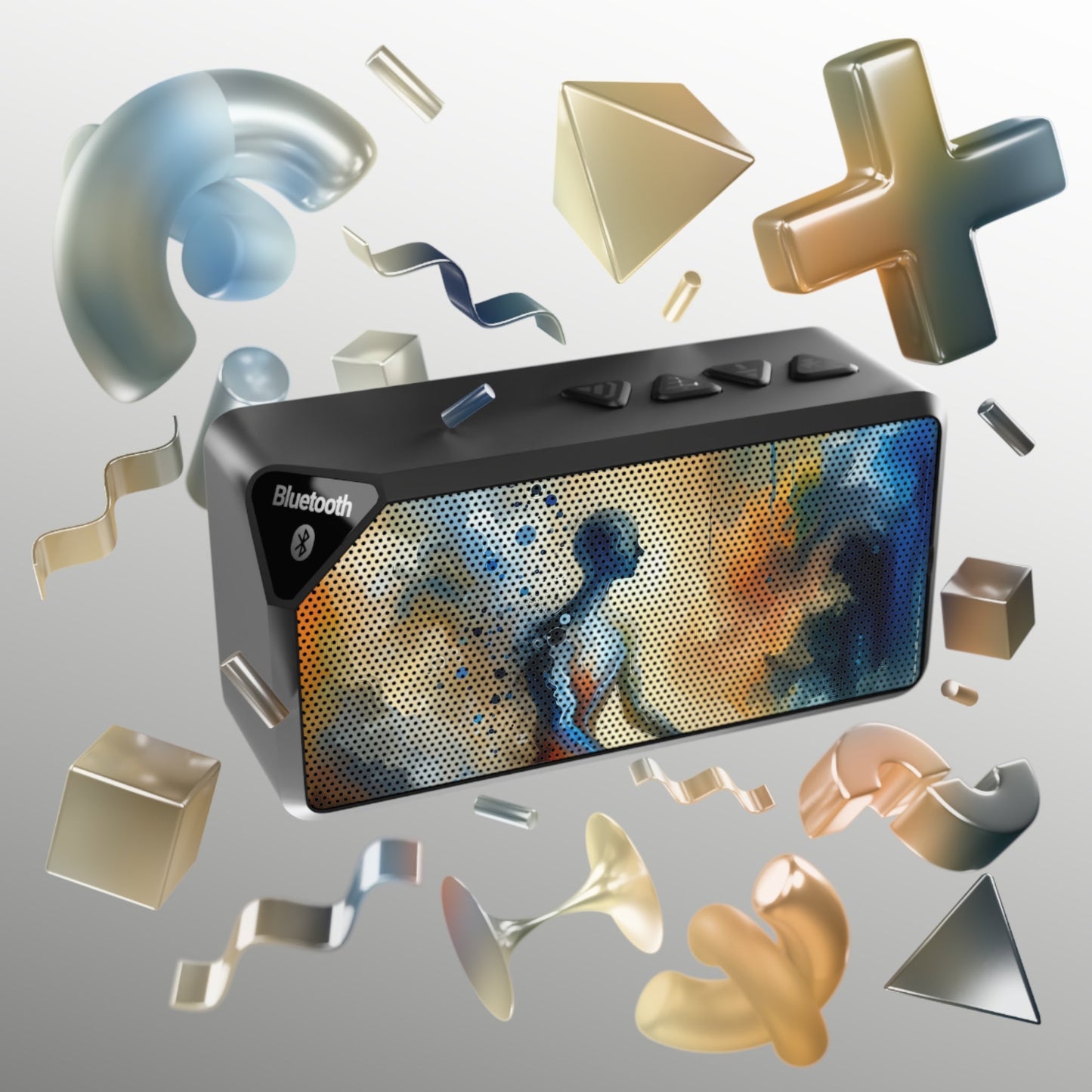 Resonance Abstract Healing Jabba Bluetooth Speaker - ATUH.ART